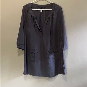 NWT Coldwater Creek Medium 10-12 Gray Tunic Dress